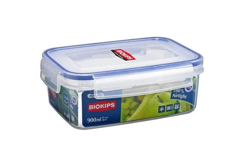 Komax Rectangle Plastic Container .-R3 900Ml