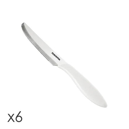 Tescoma 863054.11 Table Knife 12Cm 6Pcs White Presto