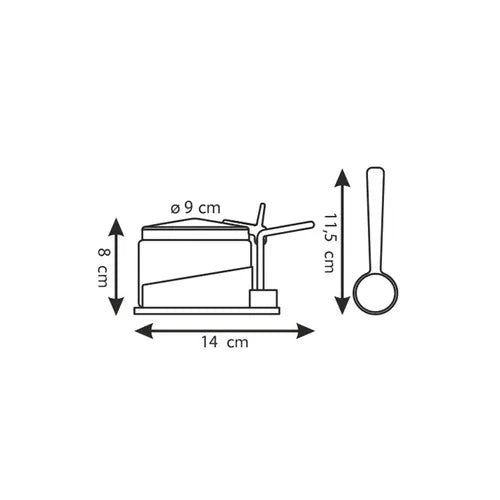 Tescoma 650380 Club Sugar/Grated Cheese Jar