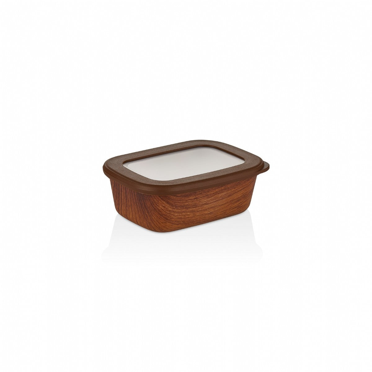 Evelin Wood Finish Classy Storage Bowl 0. 67Ltr 117*165*57 mm