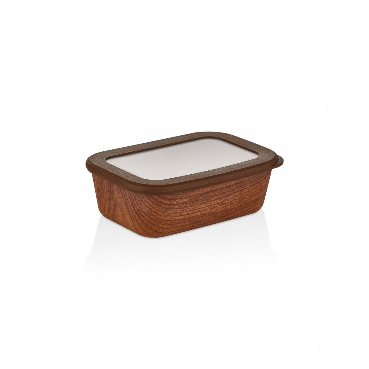 Evelin Wood Finish Classy Storage Bowl 1.20Ltr 137*197*65 mm