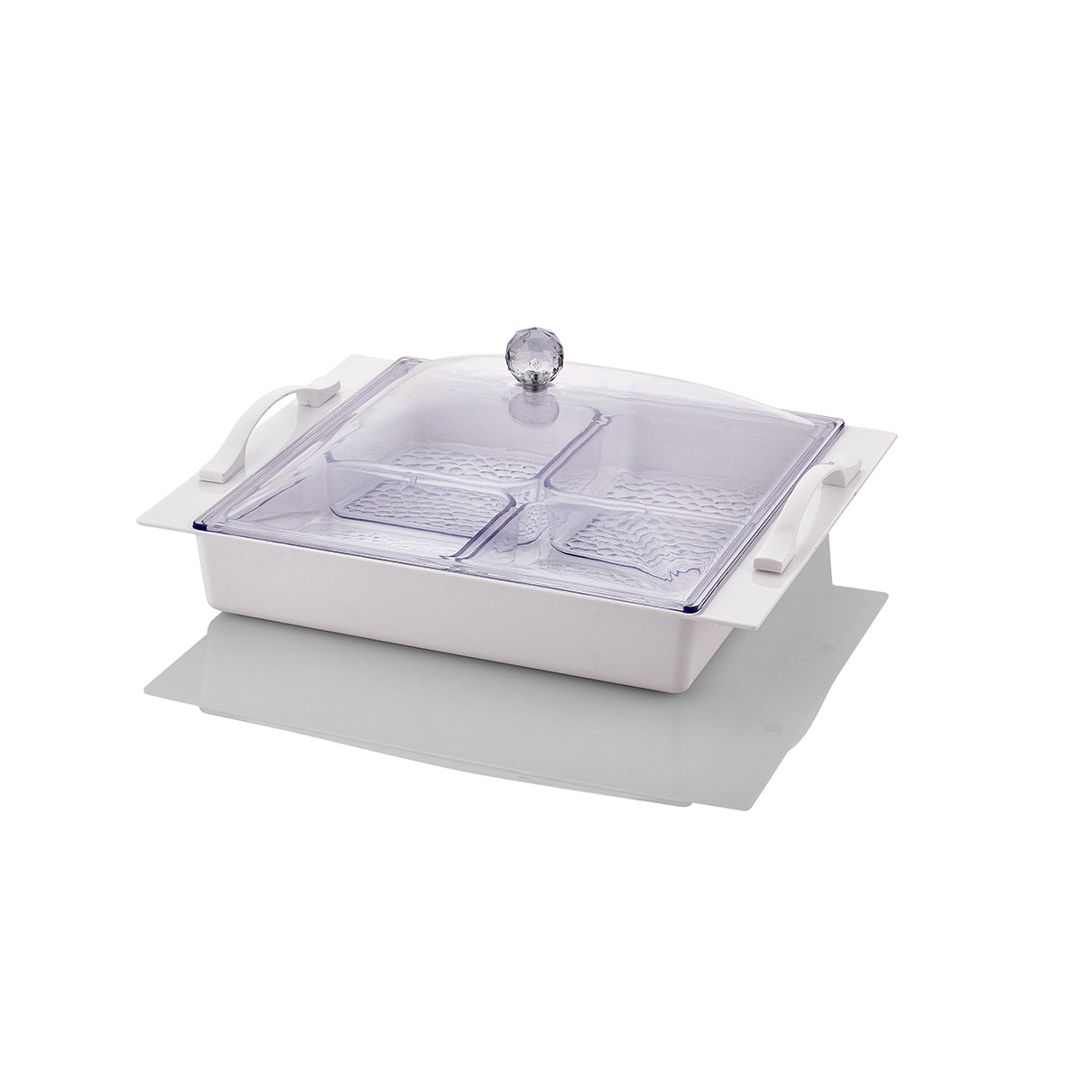 Depa White Acrylic Breakfast Set WH2064