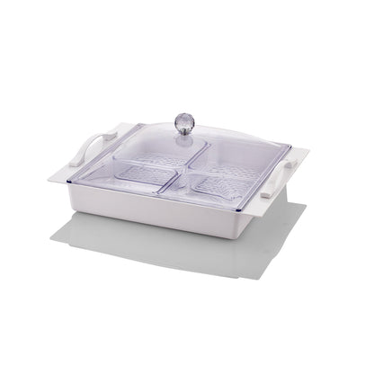Depa White Acrylic Breakfast Set WH2064