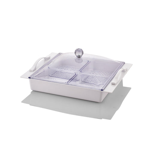 Depa White Acrylic Breakfast Set WH2064
