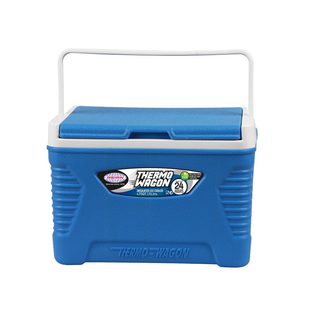 Asian Thermo Wagon Insulated Ice Cooler 5Ltr Blue