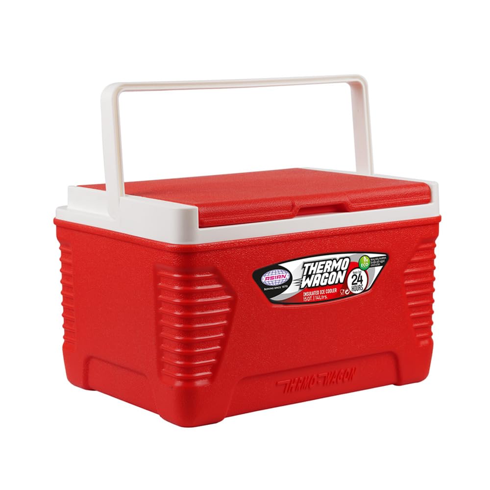 Asian Thermo Wagon Insulated Ice Cooler 5Ltr Red