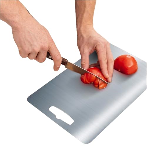 Jaypee Kitchen-X Rectangle Ss Chopping Board - Medium