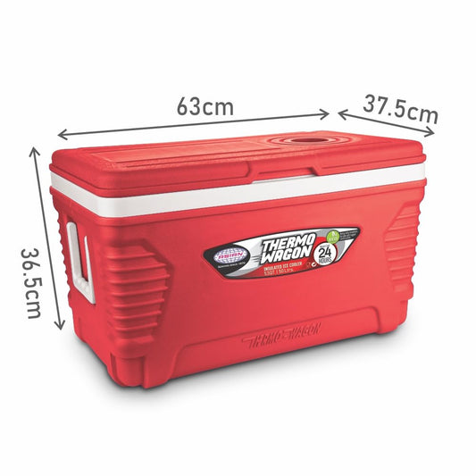 Asian Thermo Wagon Insulated Ice Cooler 50Ltr Red