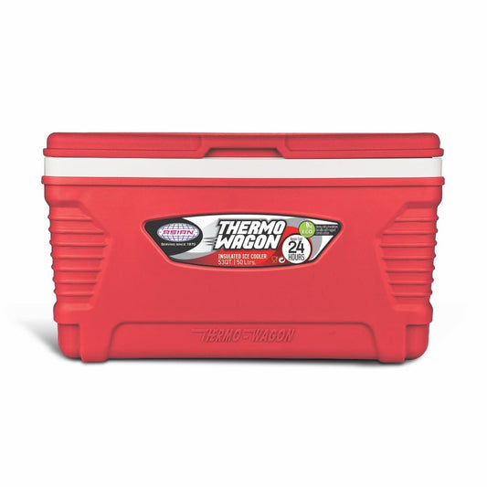 Asian Thermo Wagon Insulated Ice Cooler 50Ltr Red