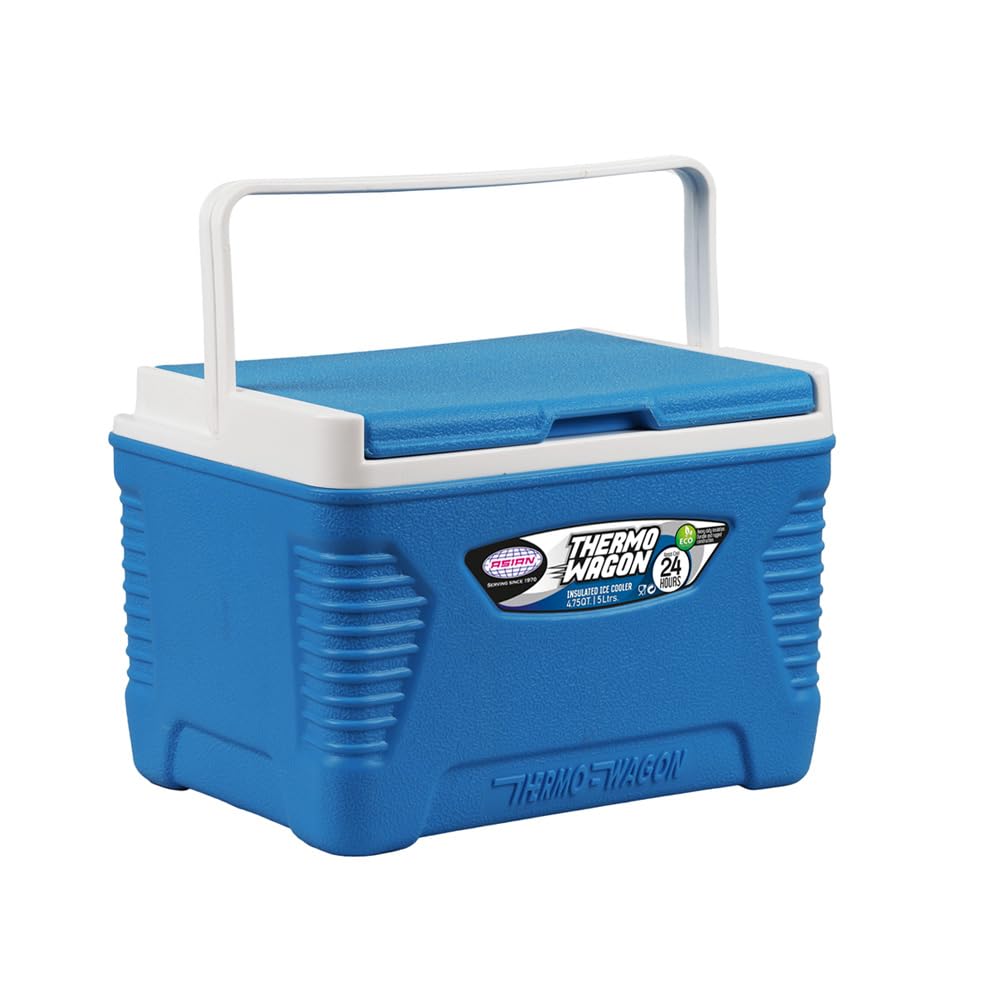 Asian Thermo Wagon Insulated Ice Cooler 5Ltr Blue