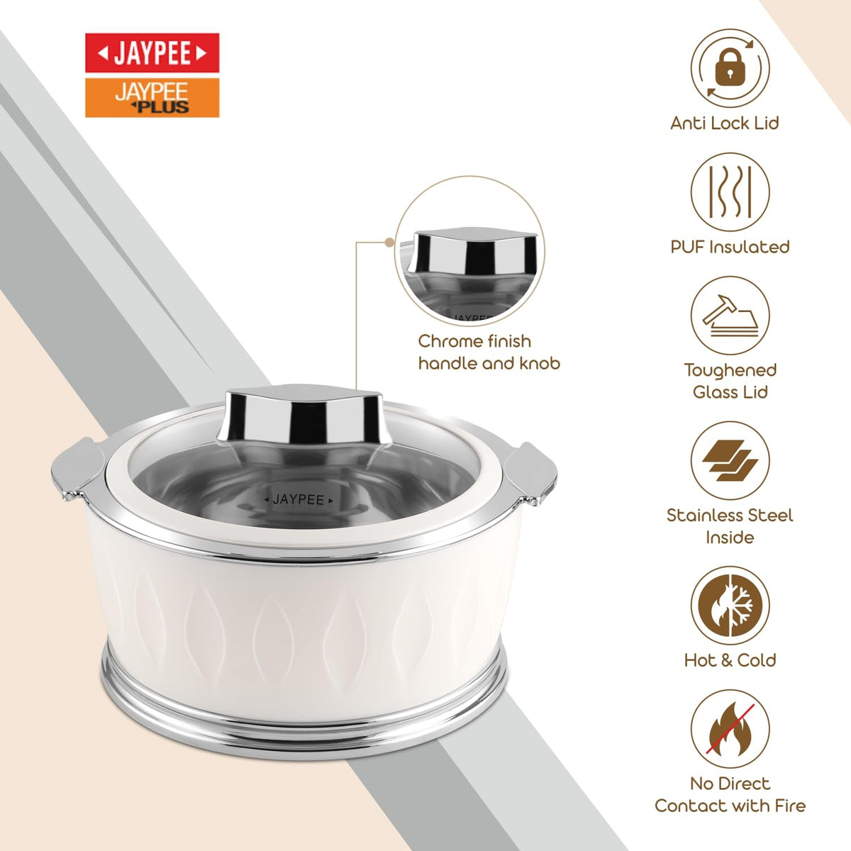 Jaypee Dazzle Mega Casserole 3Pcs Set (1500/2000/3000Ml)