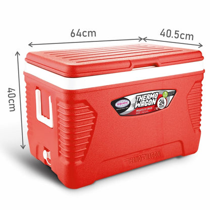 Asian Thermo Wagon Insulated Ice Cooler 62Ltr Red