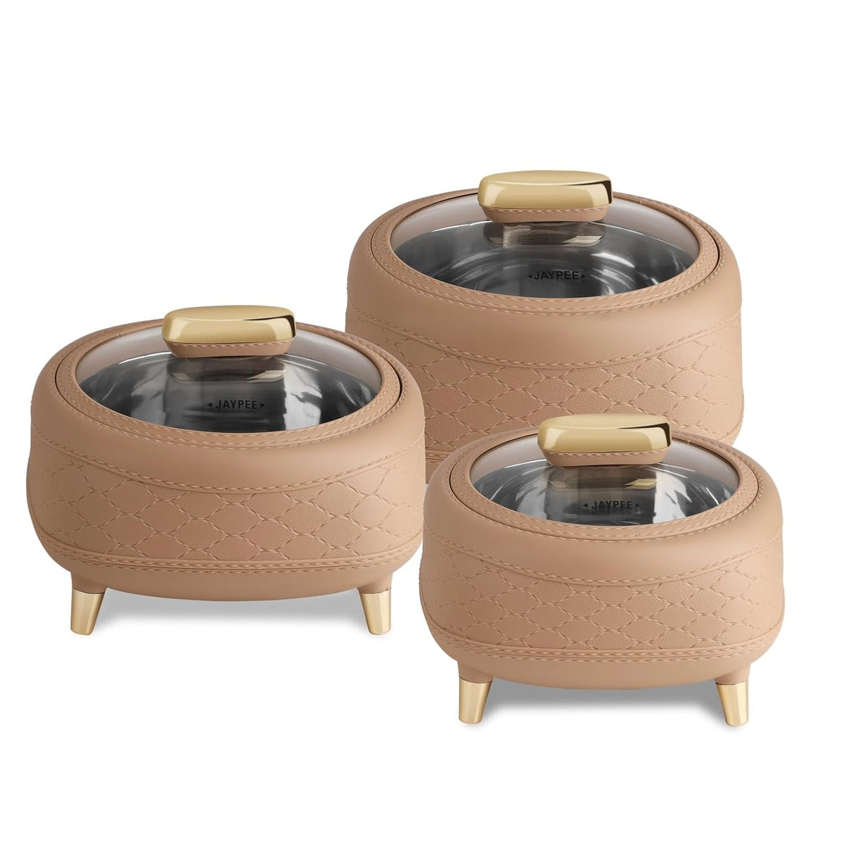 Jaypee Kingston Klass Casserole Set Of 3 (1500/2000/2500Ml)