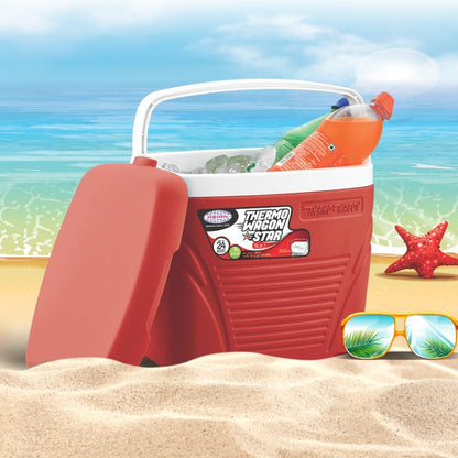 Asian Thermo Wagon Insulated Ice Cooler 8Ltr Red