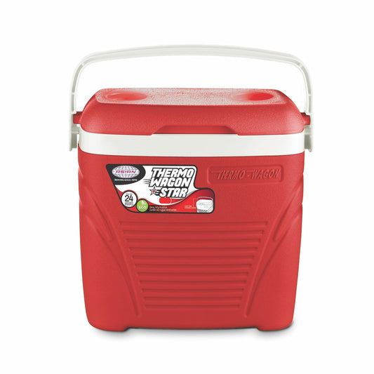 Asian Thermo Wagon Insulated Ice Cooler 28Ltr Red