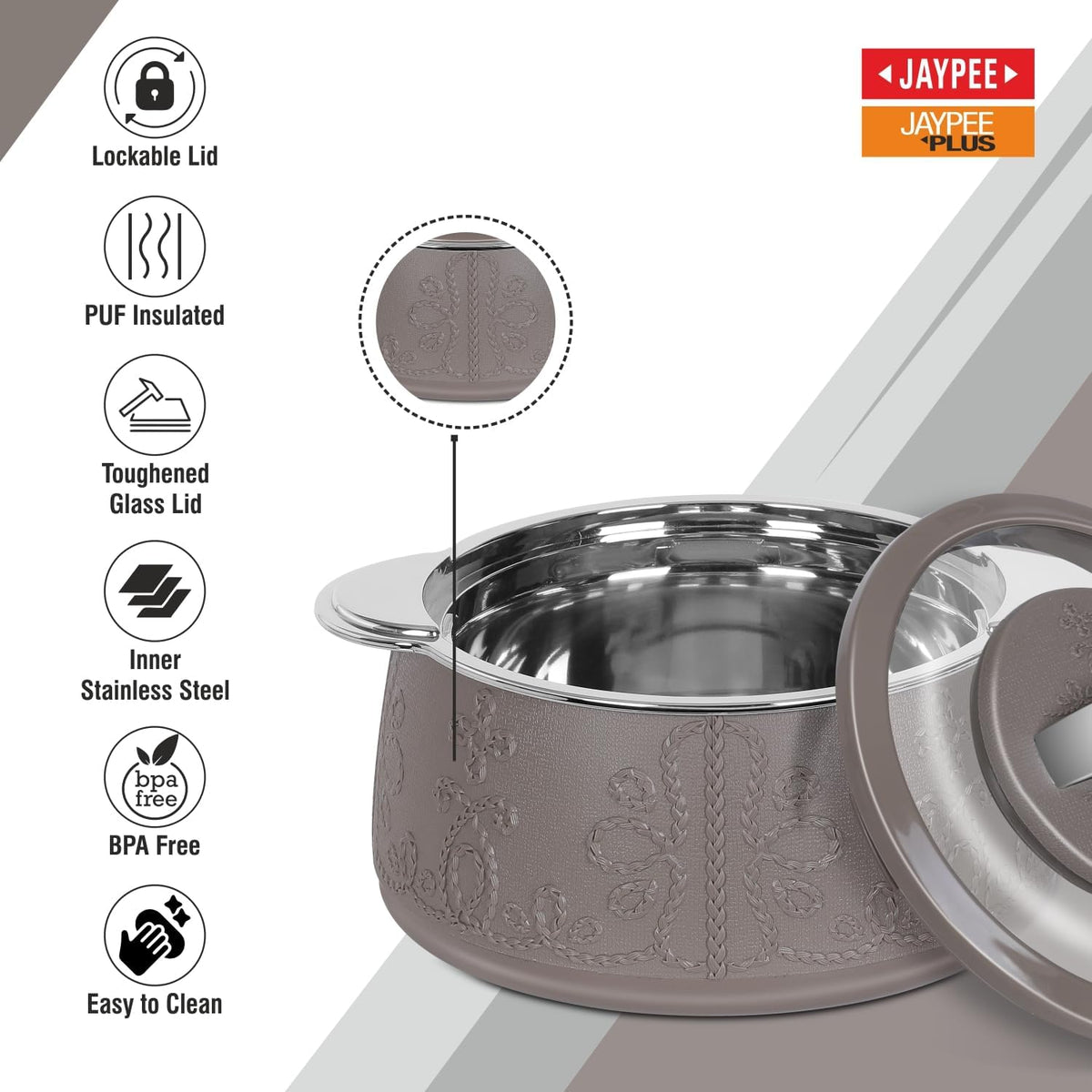 Jaypee Fabrene Mega Casserole 3Pcs Set (1500/2000/3000Ml)