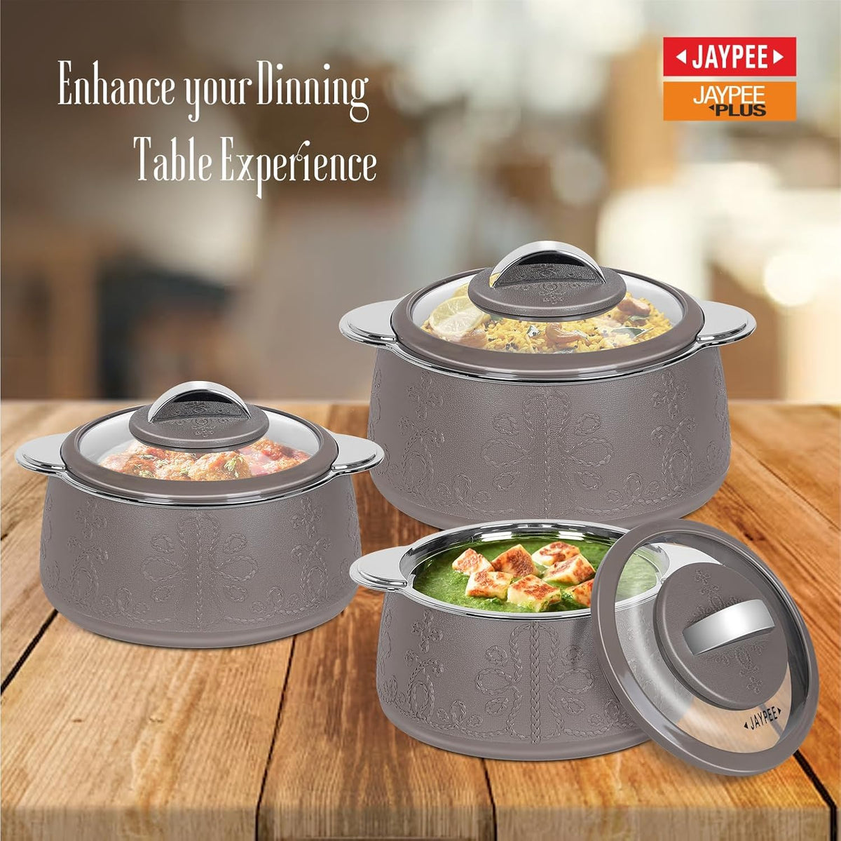 Jaypee Fabrene Mega Casserole 3Pcs Set (1500/2000/3000Ml)