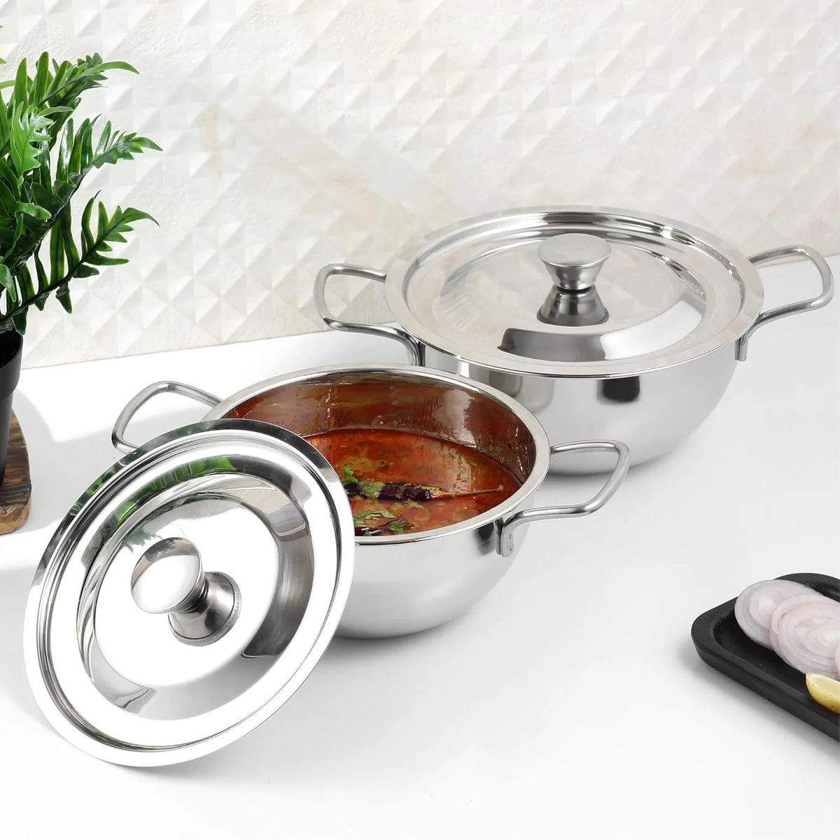 Vinod Kraft 2Pcs Roma Bowl Set 16Cm/18Cm