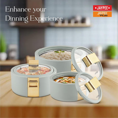 Jaypee Regalia Klass Casserole Set Of 3 (1000+1500+2000)