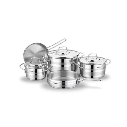 Korkmaz Astron 8 Pcs Cookware Set A2055