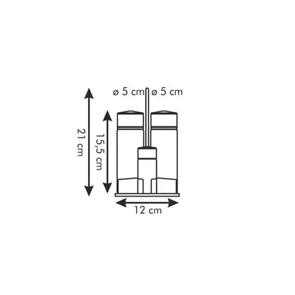 Tescoma 650354 Club Oil,Vinegar,Salt & Pepper Set
