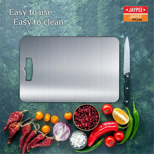 Jaypee Kitchen-X Rectangle Ss Chopping Board - Small