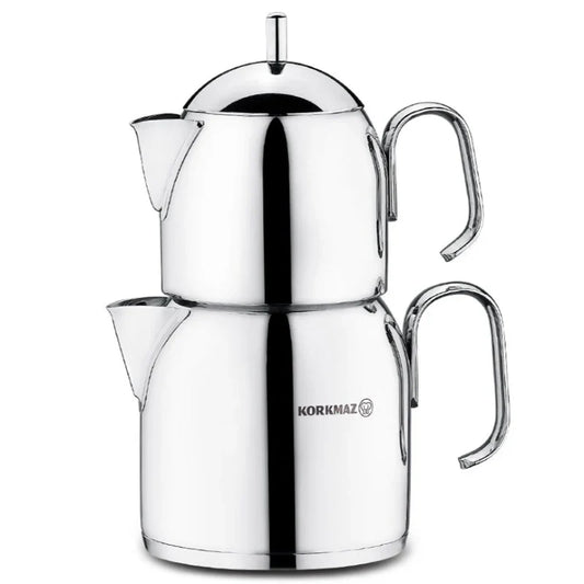 Korkmaz Pera Teapot 0.65Ltr+1.2Ltr A281