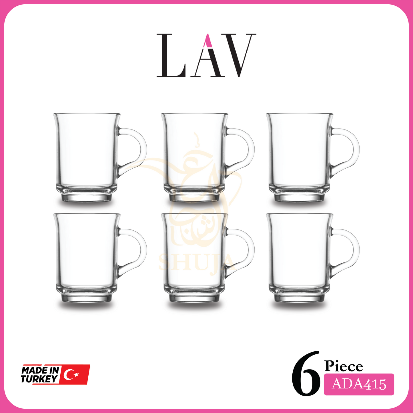 Lav 6Pcs Tea Mug Set Lv-ADA415