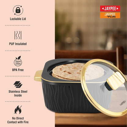 Jaypee Crinkle Klass Casserole Set Of 3 (1000+1500+2000)