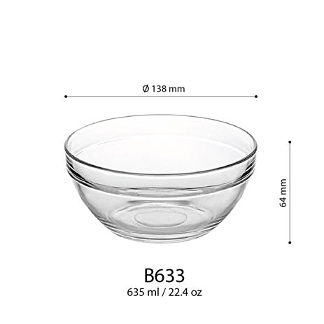 Kim Glass Bowl 635Ml