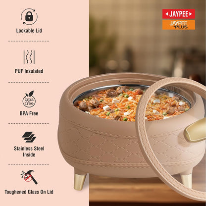 Jaypee Kingston Klass Casserole Set Of 3 (1500/2000/2500Ml)