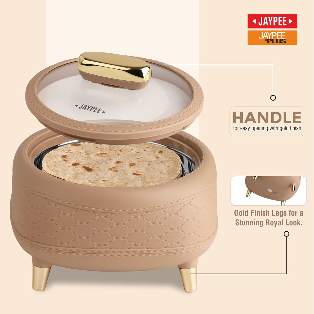 Jaypee Kingston Klass Casserole Set Of 3 (1500/2000/2500Ml)
