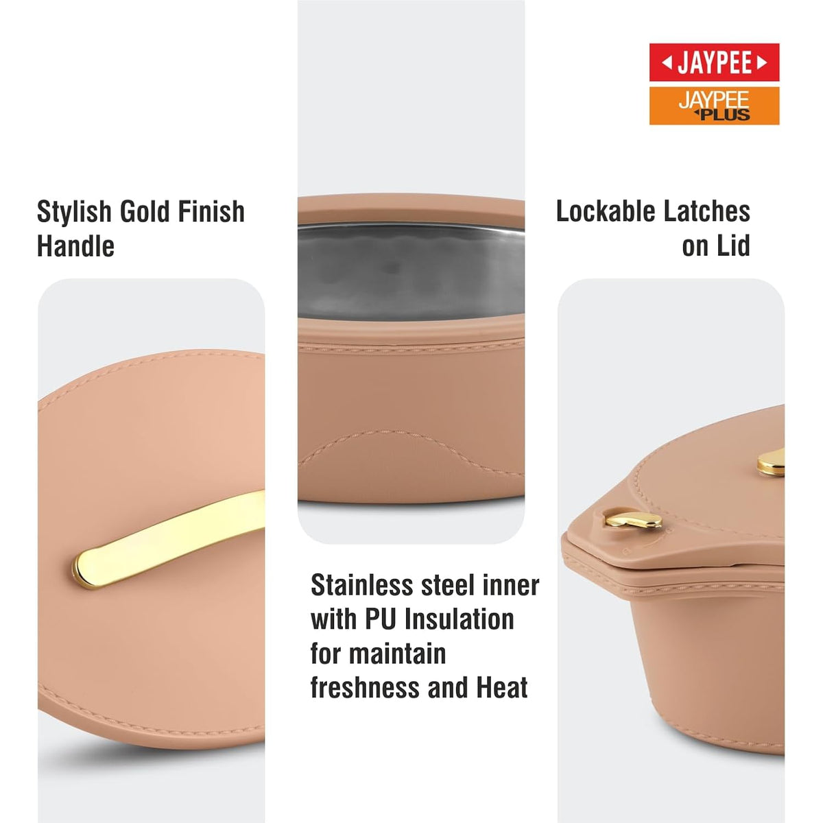 Jaypee Princeton Casserole Set Of 3 (2000/2500/3000Ml)