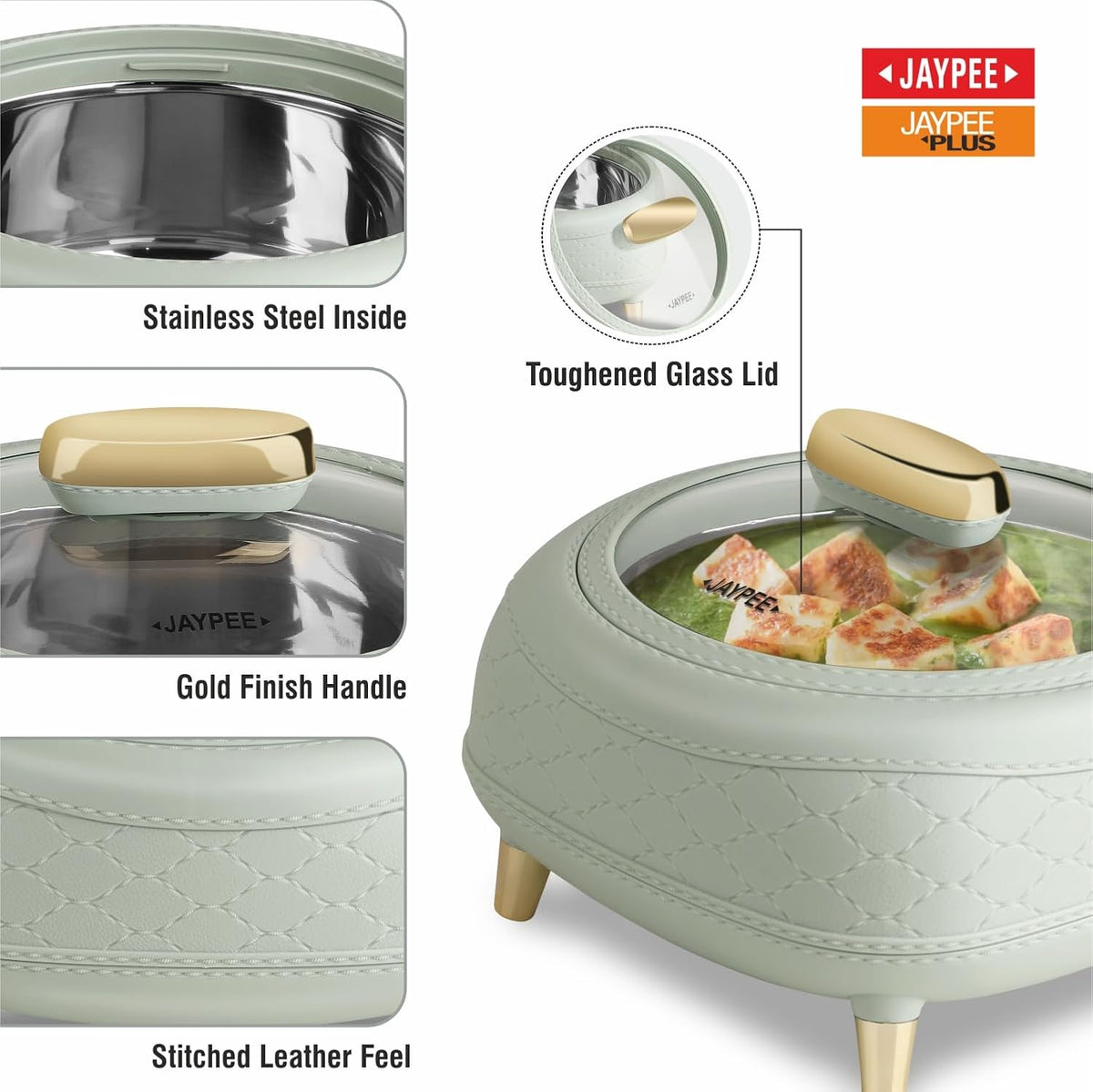 Jaypee Kingston Klass Casserole Set Of 3 (1500/2000/2500Ml)