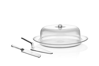 Depa Tranparent Acrylic Cake Serving Set