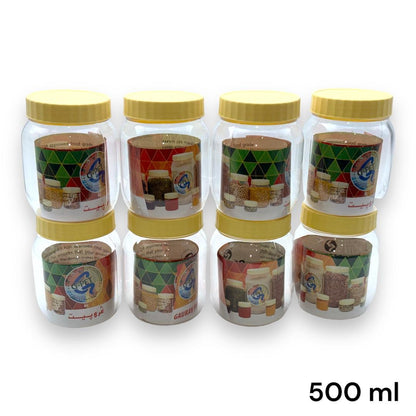 Gaurav Pet Jar 500Ml Pack Of 8