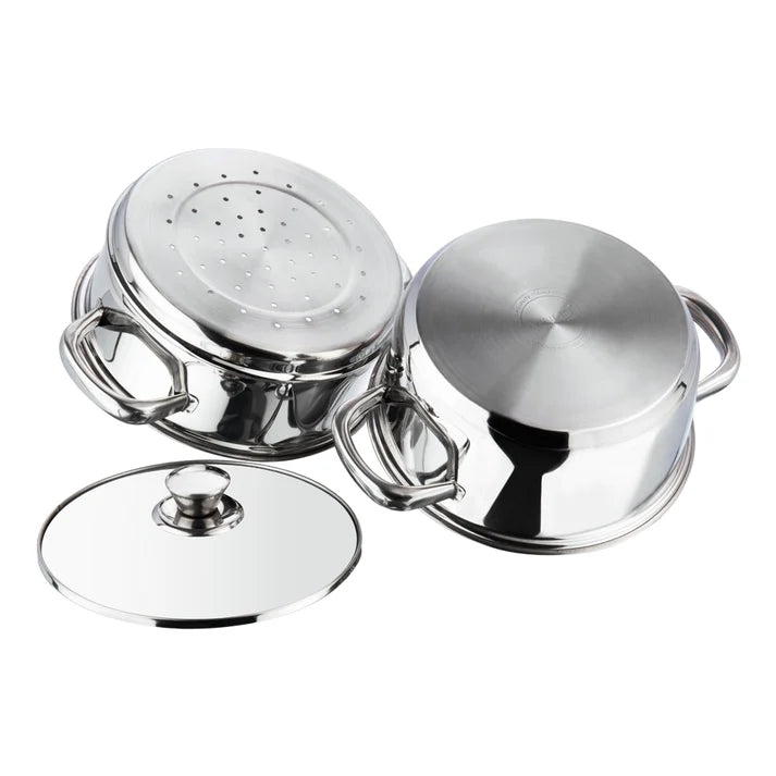 Vinod 2 Tier Steamer W/Lid 24Cm