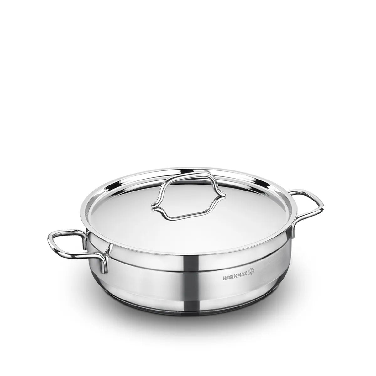 Korkmaz  Alfa Low Casserole 24X8Cm-3.5 Ltr