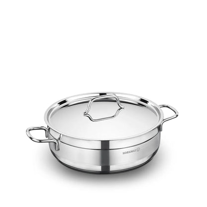 Korkmaz  Alfa Low Casserole 24X8Cm-3.5 Ltr
