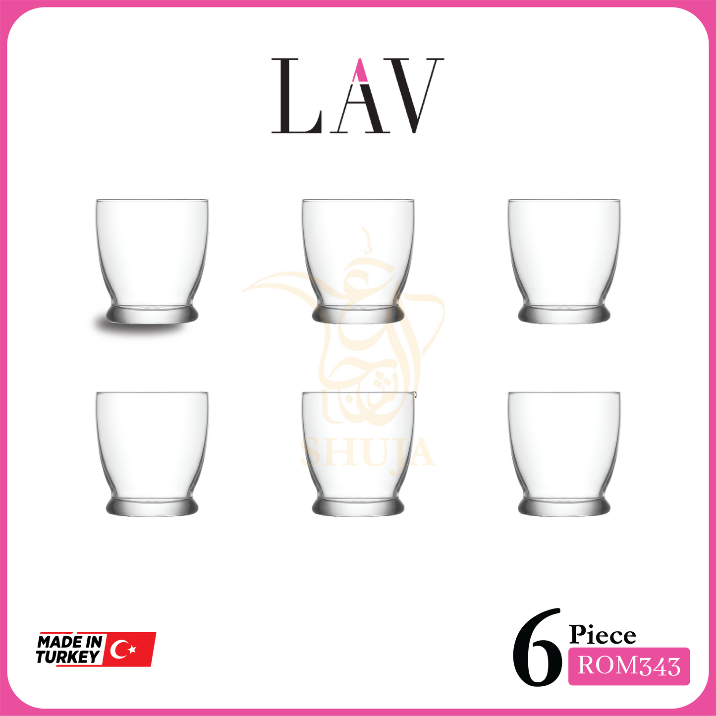 Lav 6Pcs Tumbler Set ROM343