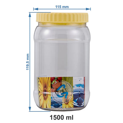 Gaurav Pet Jar 1500Ml Pack Of 3