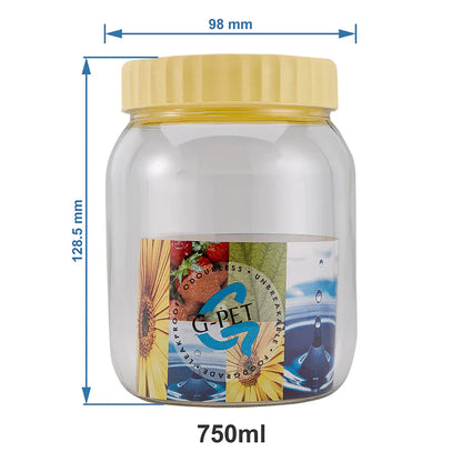 Gaurav Pet Jar 750Ml Pack Of 6