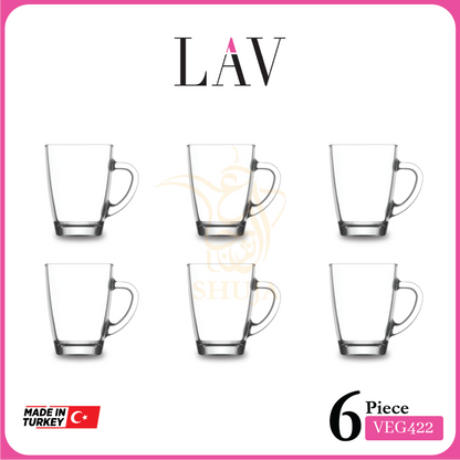 Lav 6Pcs Tea Mug Set VEG422