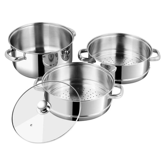 Vinod 3 Tier Steamer W/Lid 18Cm