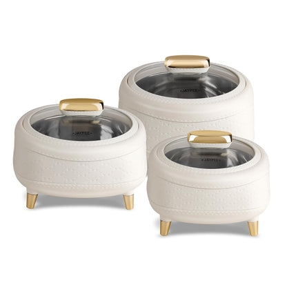 Jaypee Kingston Klass Casserole Set Of 3 (1500/2000/2500Ml)