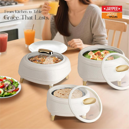 Jaypee Kingston Klass Casserole Set Of 3 (1500/2000/2500Ml)