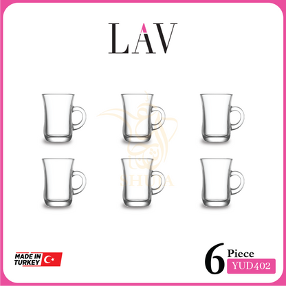 Lav 6Pcs Tea Glass Set YUD402
