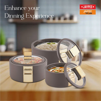 Jaypee Regalia Klass Casserole Set Of 3 (1000+1500+2000)