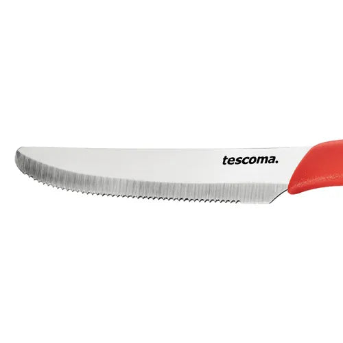 Tescoma 863054.20 Table Knife 12Cm 6Pcs Red Presto