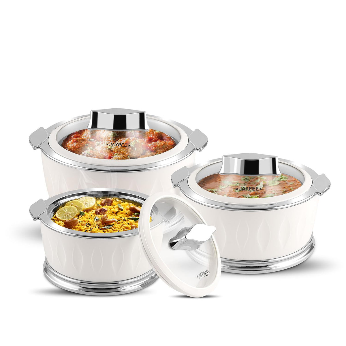 Jaypee Dazzle Mega Casserole 3Pcs Set (1500/2000/3000Ml)